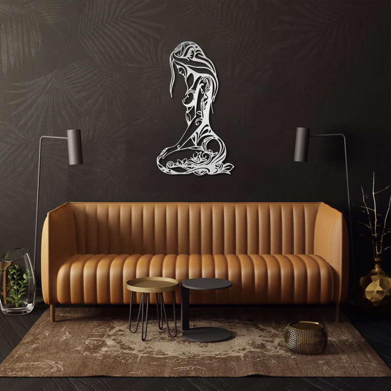 «Graceful Lady», art mural, Blanc, L 25 po x H 43 po
