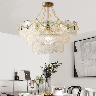 8 - Light Tiered Chandelier