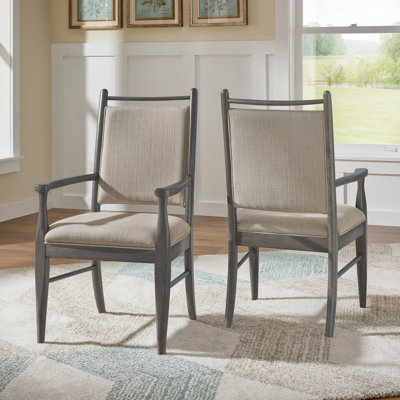 Chaise avec accoudoirs en tissu beige Cipolla