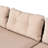 Patio Furniture - 3 Piece With Chaise & , Thick Padded Seats, Wipe Glass Table, , Beige Outdoor Cushioning, Tabletop, Weather ,
