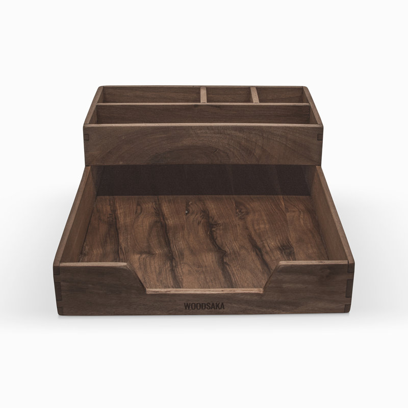 Wood Desk Organiser