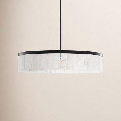 Espen 42" W 8-Light Dimmable Drum Chandelier