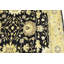 Tapis oriental noir Oushak Chobi-163255588