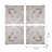 17.5X17.5" Natural Fir Wood Panels, Distressed White-Wash, Intricate Medallion For Multiple Interior Themes Wooden 100% Wood, Accent Diverse Styles