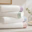 Ensemble de serviettes de bain en coton 100% 500 g / m² Flora Rib Blue-129943589