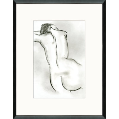 Nude In Charcoal III Print