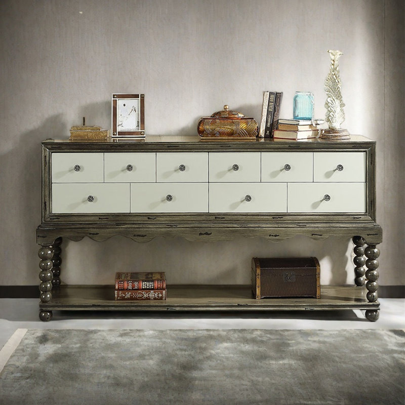 Retro entrance cabinet Multi-functional sideboard
