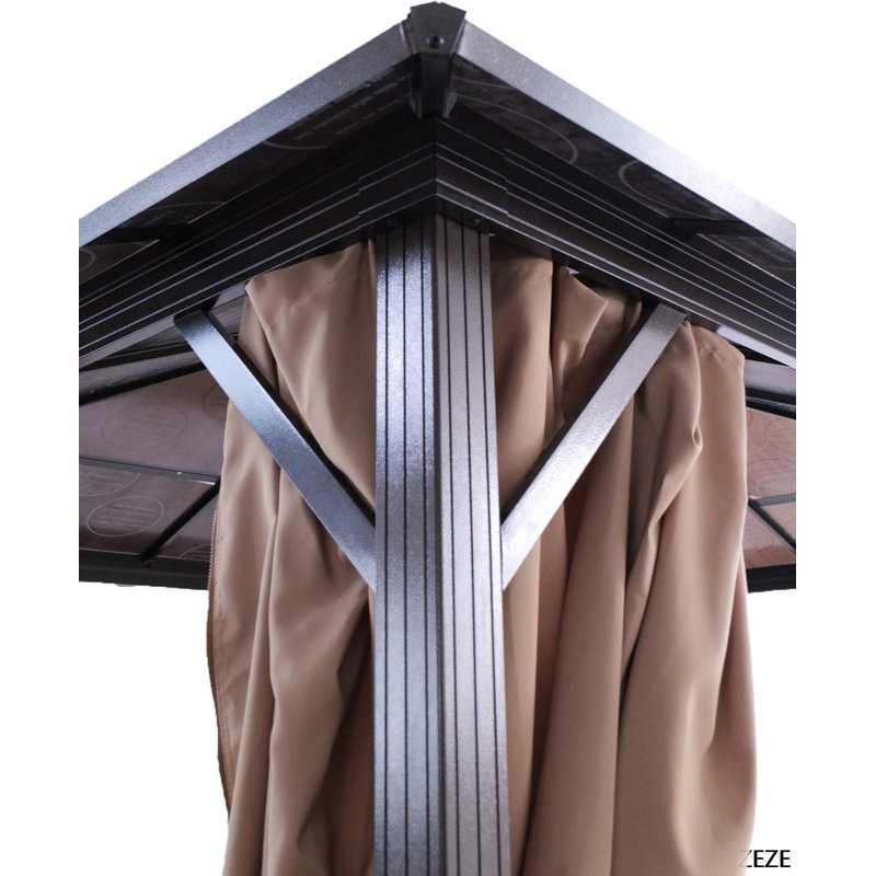Auvent double en aluminium