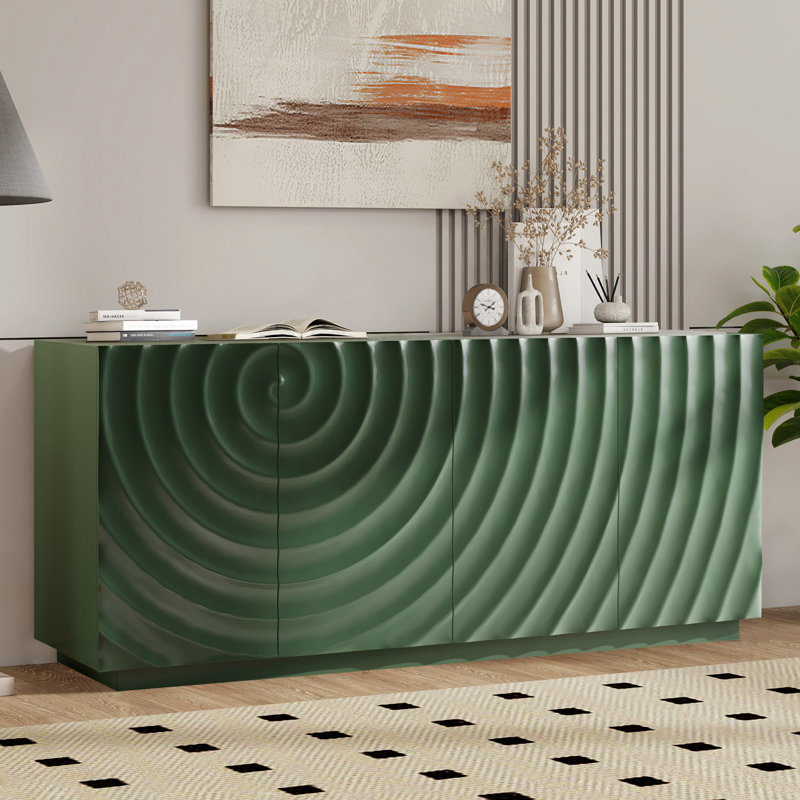 Broadview 59" Sideboard Buffet, Green
