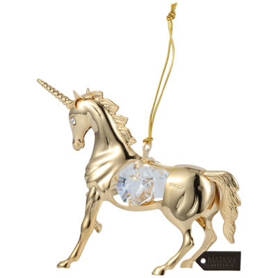 Figurine décorative à pendre licorne