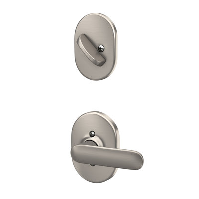 Interior Handleset And Davlin Lever And Interior Single Cylinder Deadbolt Thumbturn With Remsen Trim (Exterior Portion Sold Separately)