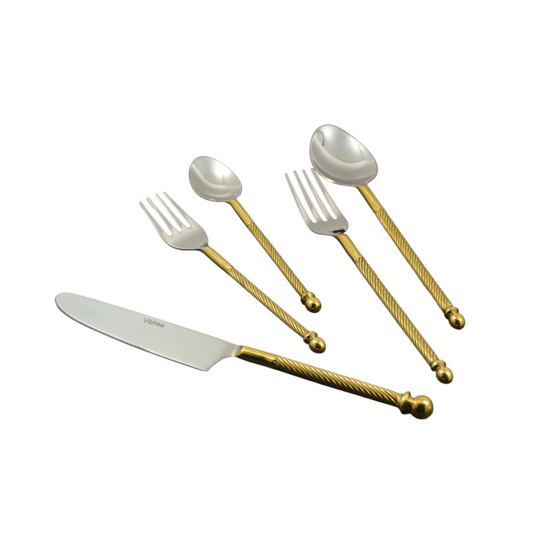 Classy R Us Vibhsa Stainless Steel Flatware Set - Service for 4