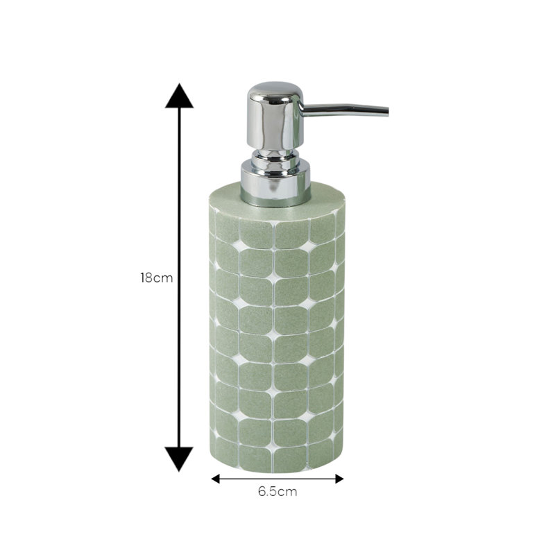 Shoib Bathroom Accessory Set, Pistachio Green