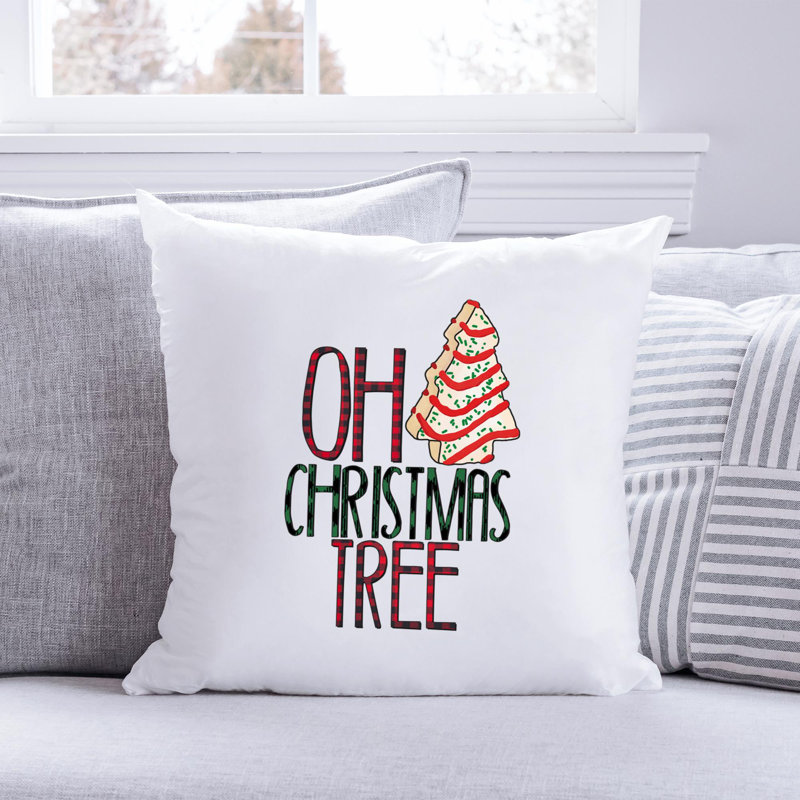 Noël - Coussin décoratif inclus, 16 po x 16 po