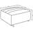 Sunny Square Upholstered Ottoman