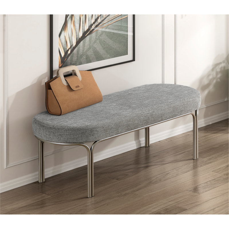 Banc d'entrée moderne Modern Home Furniture 1pc Chenille