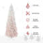 Sapin de Noël artificiel 6 '