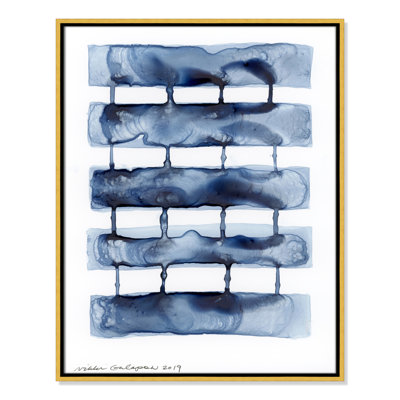 Stitched Together I by Nikki Galapon - Solid Wood Rectangle Print Single Piece Item on Canvas