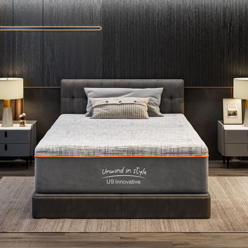 Twin Mattress, 10 Inch Gel Memory Foam Mattress Medium Firm, CertiPUR-US Certified, for Support & Pressure Relief, with Removable Machine Washable Cover, Grey