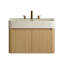 Meuble-lavabo flottant de 36 pouces avec lavabo, surface solide, salle de bain moderne-357572344
