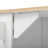 51" Fluted Kitchen Island with Drop Leaf, Farmhouse Accent Kitchen Island on Wheels with Internal Storage Rack, Rolling Kitchen Cart with Towel Rack for Kitchen, Dining Room-74067329