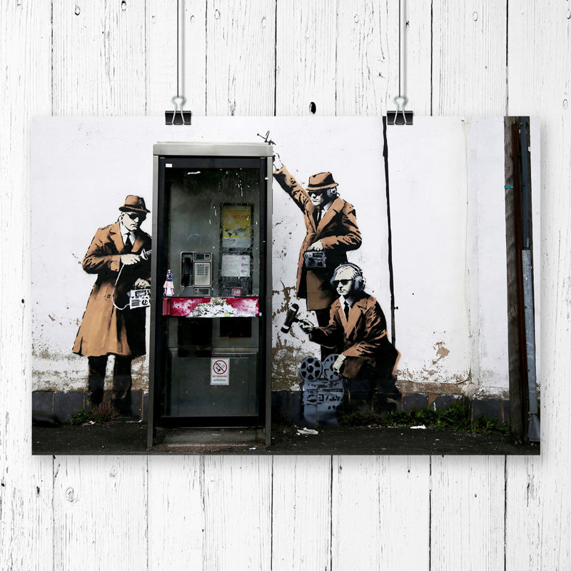 Banksy - No Frame Print, 42cm H x 59.4cm W