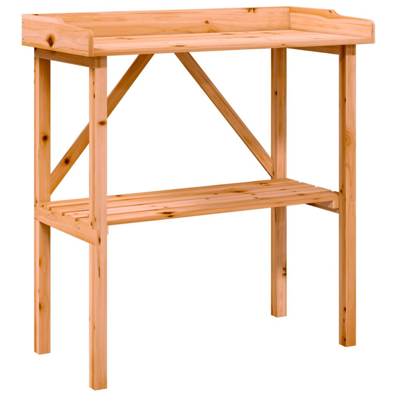 Yawen Wood Plant Stand, Brown