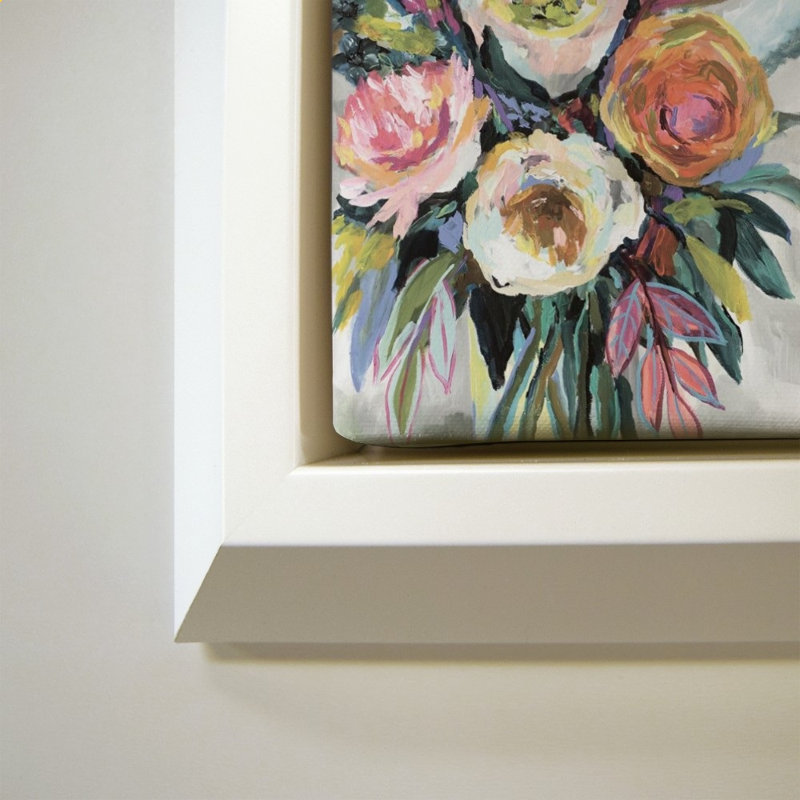 «First Kiss Light» par Jeanette Vertentes - Impression sur toile, 40" H x 40" W, White