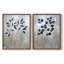 Indigo Foliage I-Premium, reproduction encadrée - prête à être accrochée - aucun clou requis - aucun clou requis-108037334-108037340