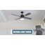 52" Modern Ceiling Fan with Light & Remote