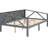 Full Size Gray Daybed With Timeless Style, Can Serve As Bed Or , Build And Storage Capacity Daybed: A Practical Stylish Piece For Living Areas, Strong Pine Legs Compartment-590516663-590516658