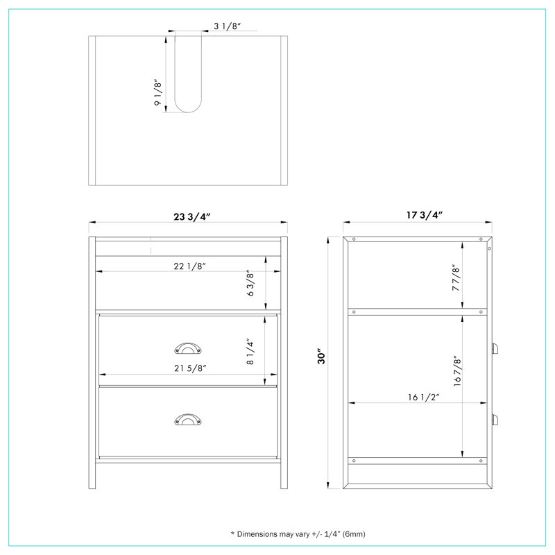 Armoire de salle de bain autoportante Intermezzo
