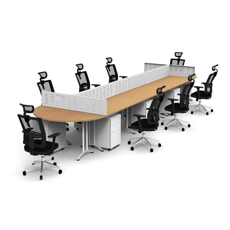 240'' Rectangle Conference Table, Natural Beech