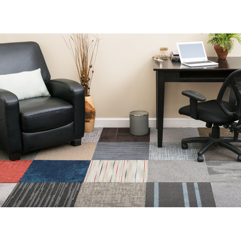 Carreau de tapis pelez et collez 20 po x 20 po DIY