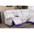 Power Reclining Corner Sectional Sofa With Led Lights White Leather-2082683437