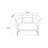 Simple fashion colour matching design sofa-1493712582
