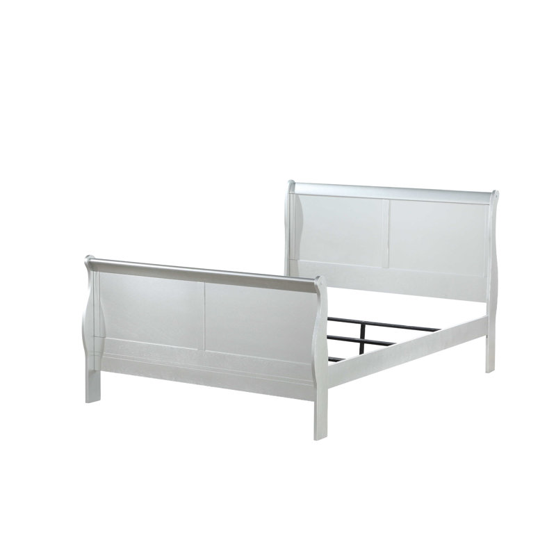 Lit-bateau standard à profil bas Riyah, Simple, Platinum