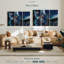 «Blue Cool Wall Art» sur toile-1863295847