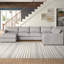 Canapé modulaire rembourré 3 pièces Cecelia-168538830-216534203