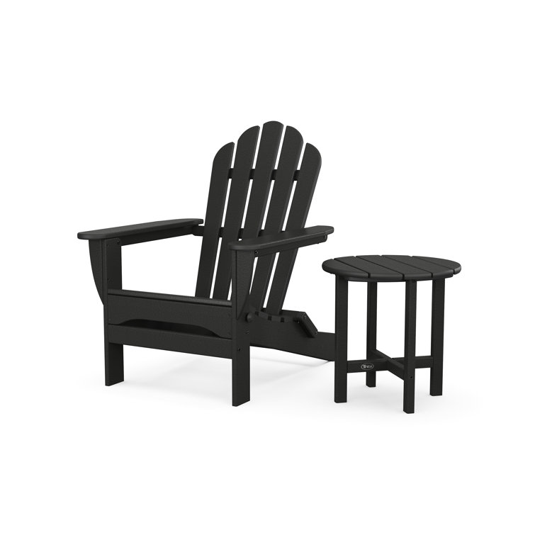 Monterey Bay Folding Adirondack Chair with Side Table