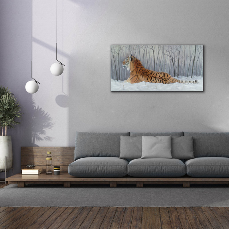 «Siberian Solitude» par nom d'artiste, H 30 po x l 60 po x P 1,5 po