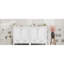Meuble-lavabo de 60 po avec double meuble-lavabo, rangement et style moderne-991764864