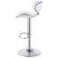 Tabouret de bar rembourré réglable (ensemble de 2)