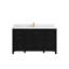 Meuble-lavabo simple 60 po avec plateau Chicago-95846860