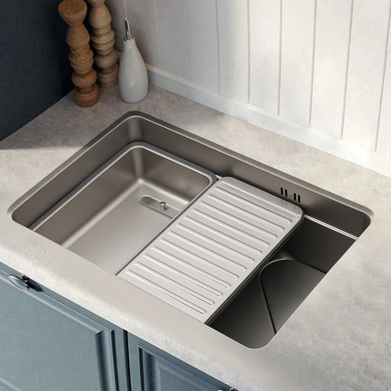 24.4*16.1*8.5In Stainless Steel Kitchen Sink