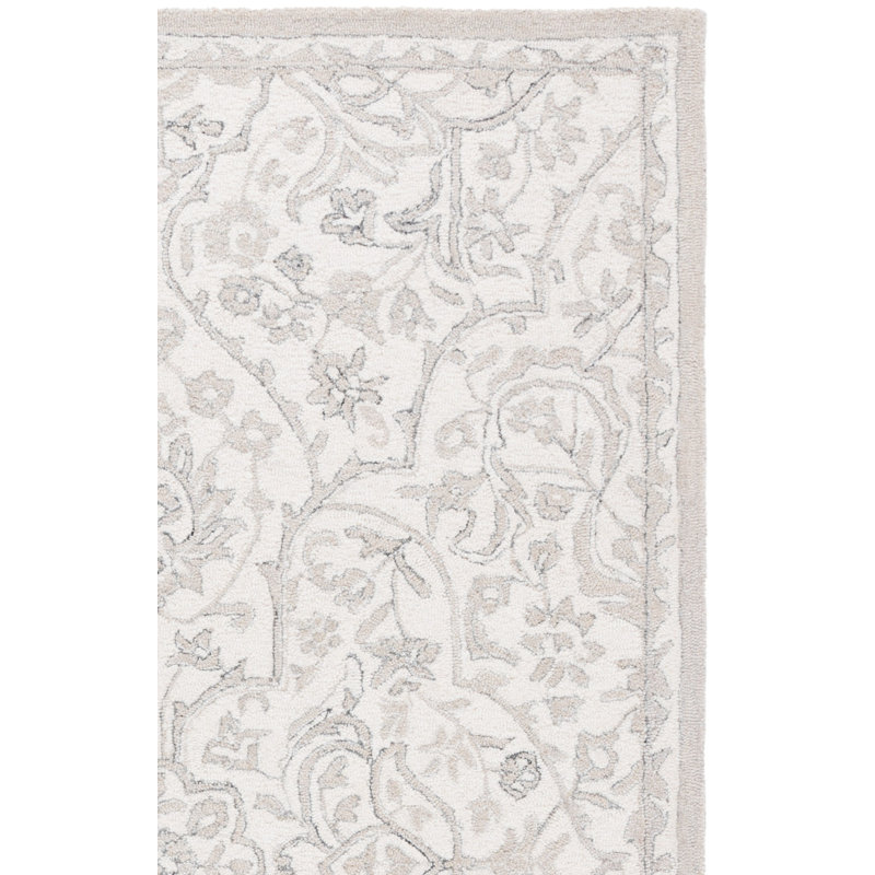 Metro 891 Hand Tufted 85% Wool; 15% Cotton Oriental Rug, Square 6'