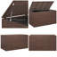 Ebern Designs Leolar 194cm W 1500L Water Resistant Polyethylene Plastic Deck Box-1966223323