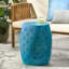 TABLE D'APPOINT 15 po SOLEIL - BLEU