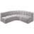 Hirah Upholstered Curved Sectional Reversible-89266558
