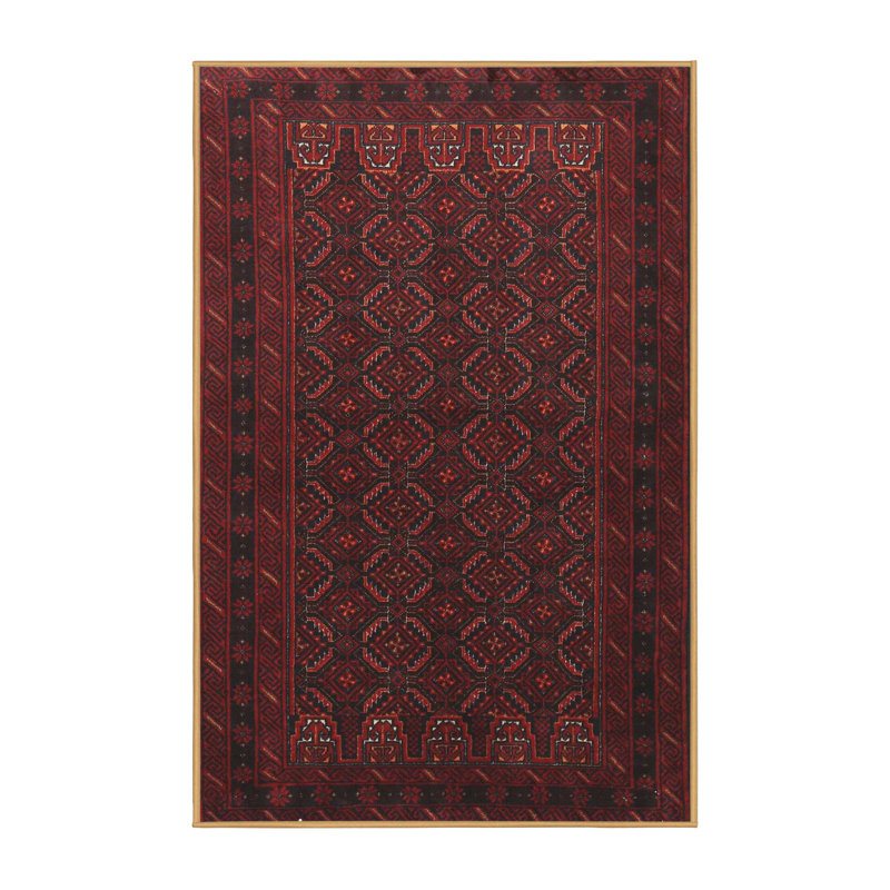 Tapis rouge à motif sud-ouest, Rectangle 5 pi x 8 pi